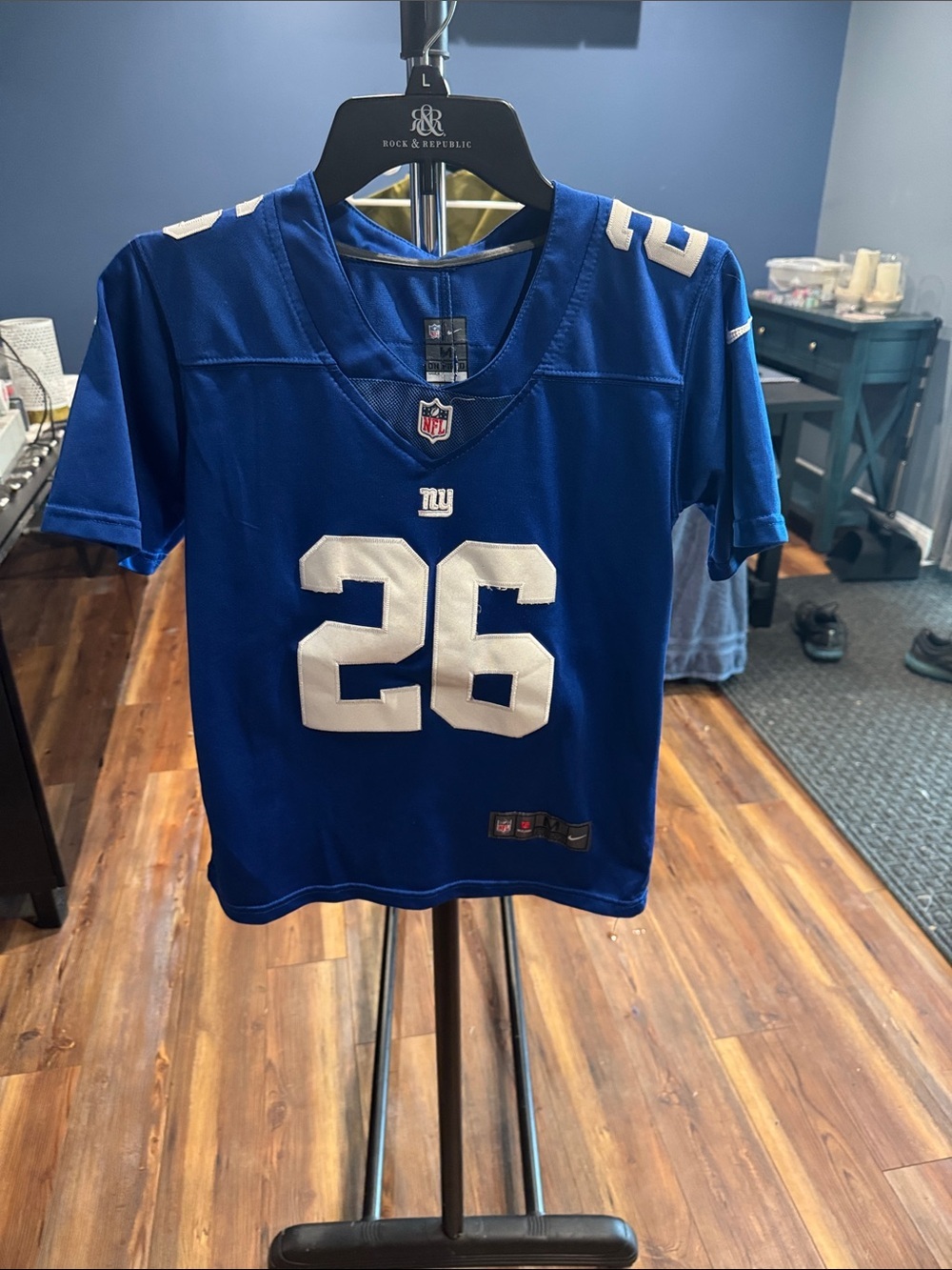 Nike Kids Football Jersey in Royal Blue with White 26